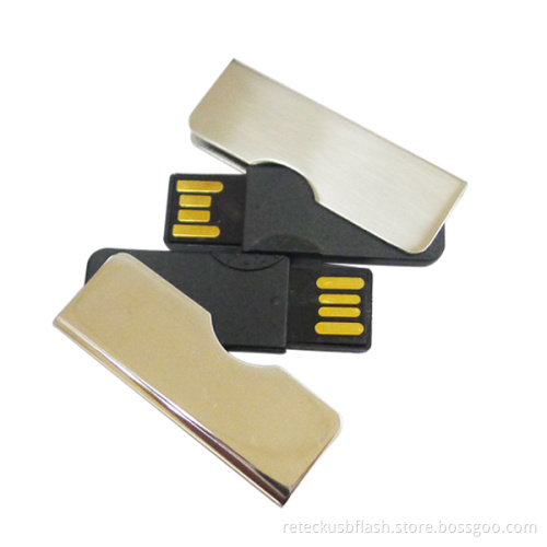 Rotating Pen Drive Storage Metal USB Flash Drive